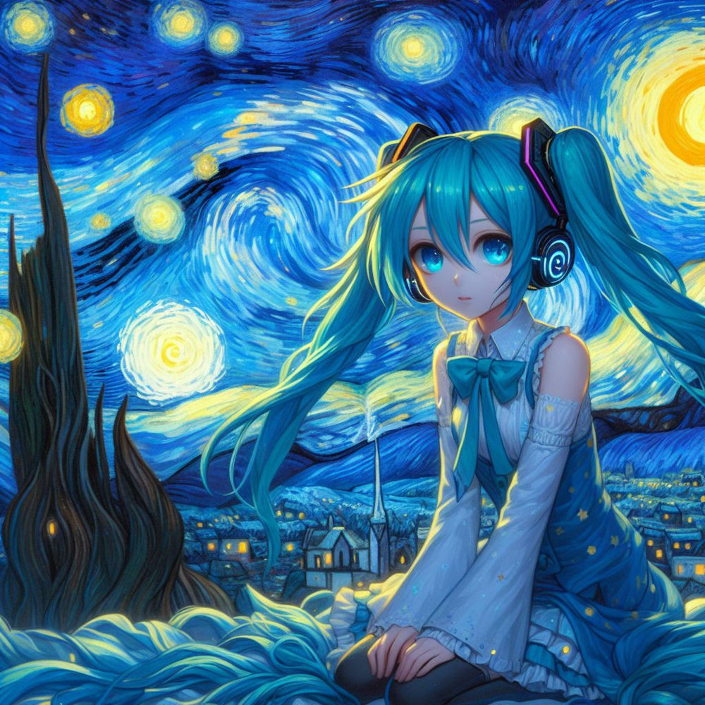 Starry Night - 2pointo & Hatsune Miku