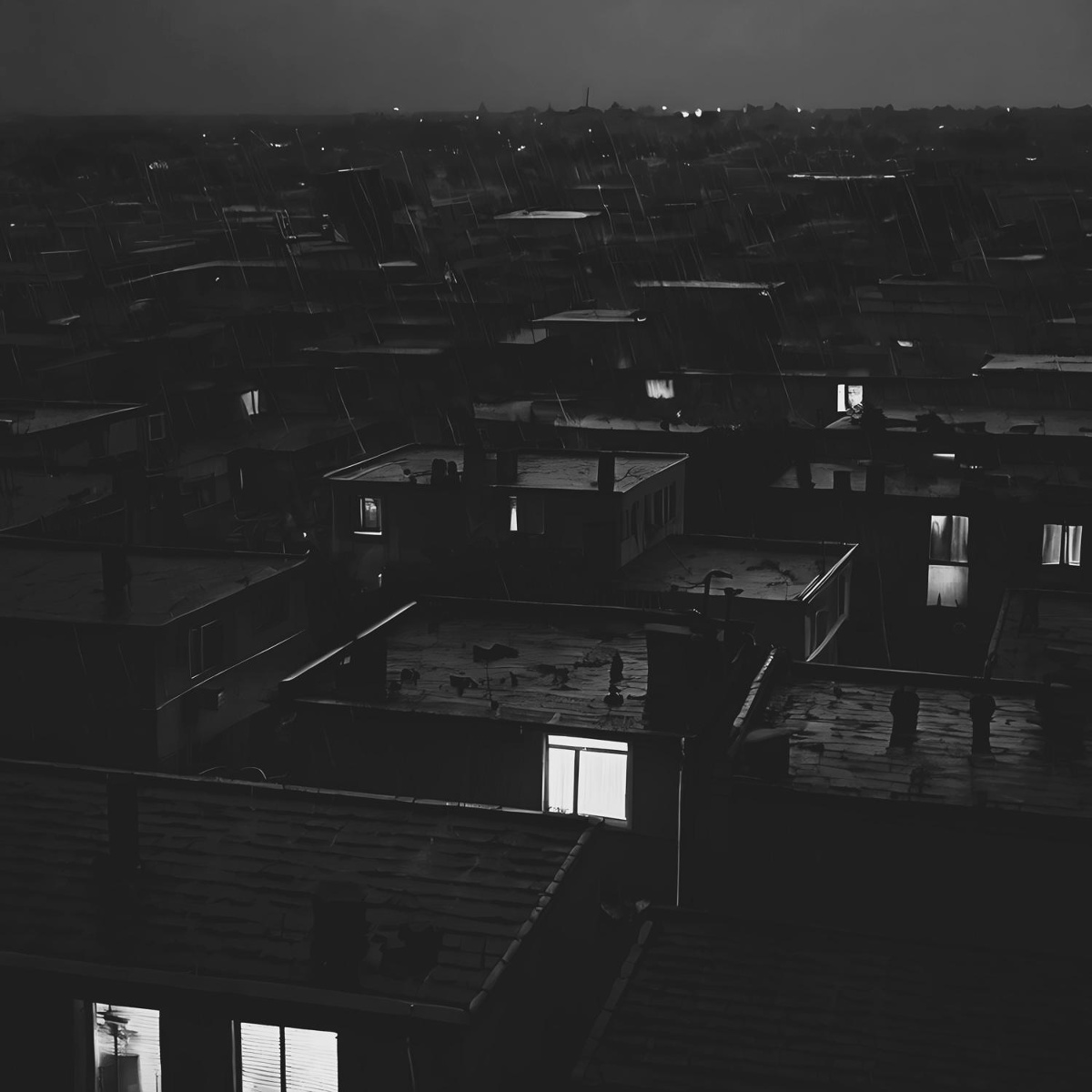 Rain on the Rooftops - 64th Avenue's Light