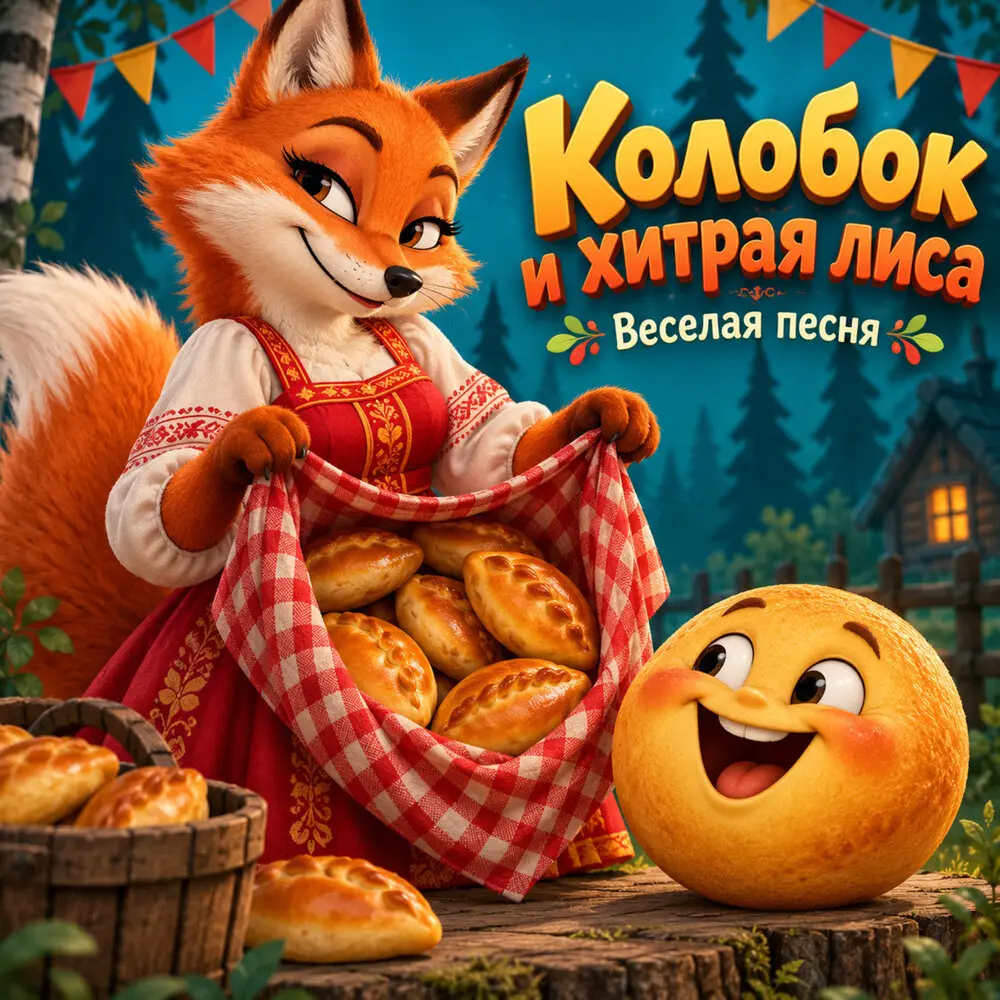 Колобок и хитрая лиса - Веселая песня - АЛЁНКА ЧАСТУШКА