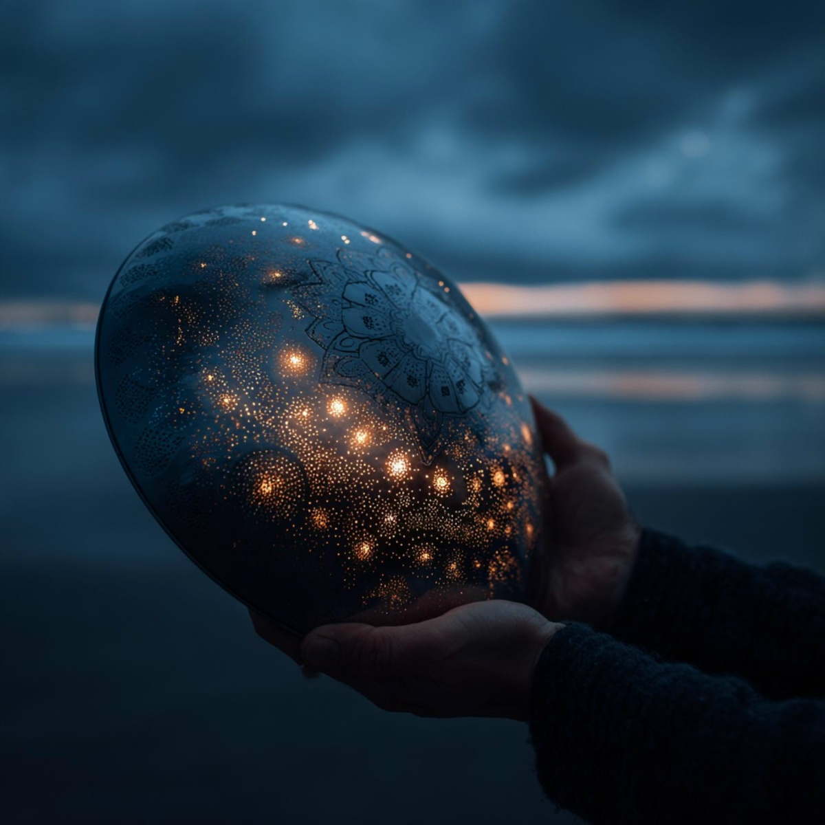 Night - Astral Hang, Handpan Player, Hang Drum
