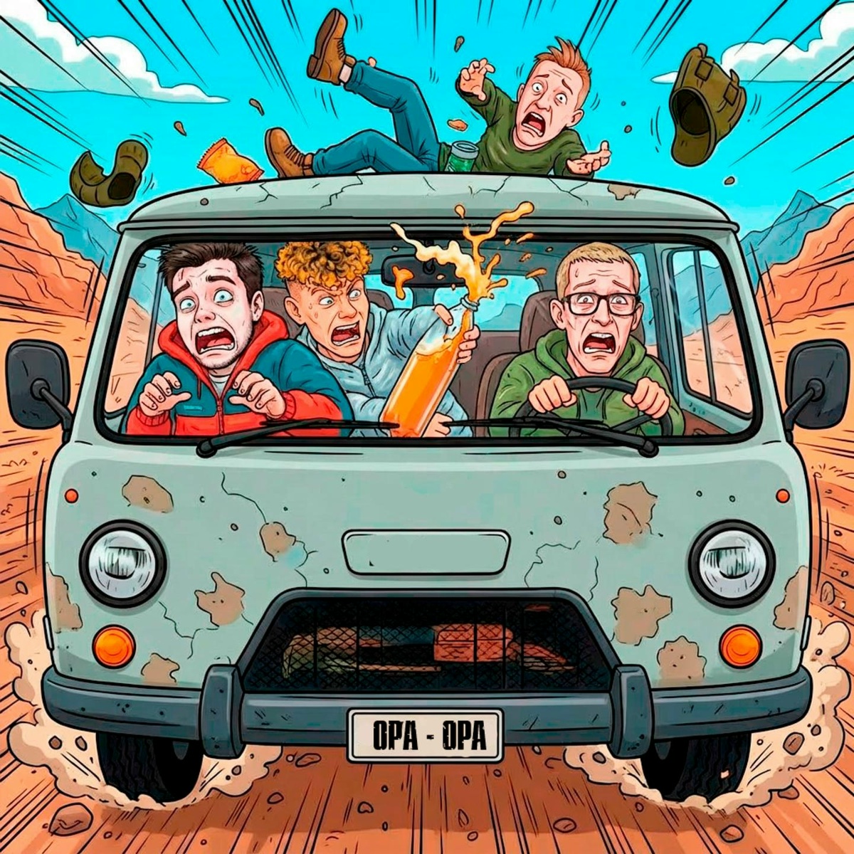 OPA OPA - Bastig, S.A.Y., PODLESNOV, Lil Kiryushaa