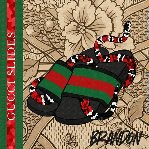 BRANDON - Gucci Slides (feat. Kxne)