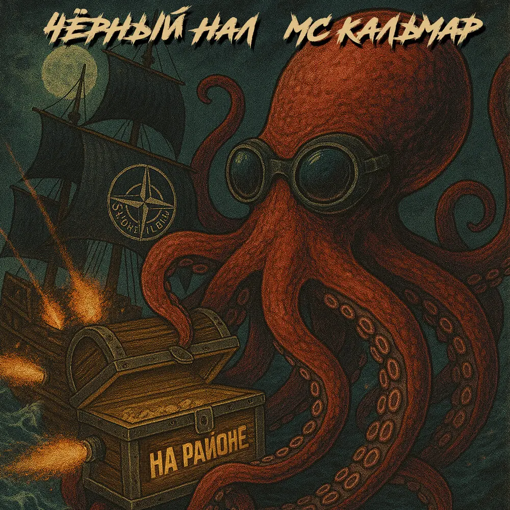 На районе - ЧЁРНЫЙ НАЛ, МС Кальмар