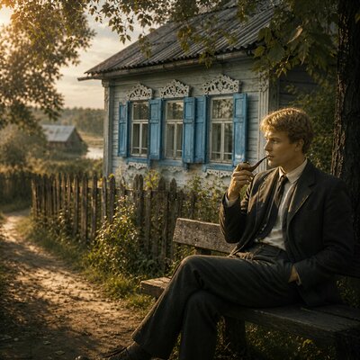 Низкий дом с голубыми ставнями - Даниель Бер, АрхАнна