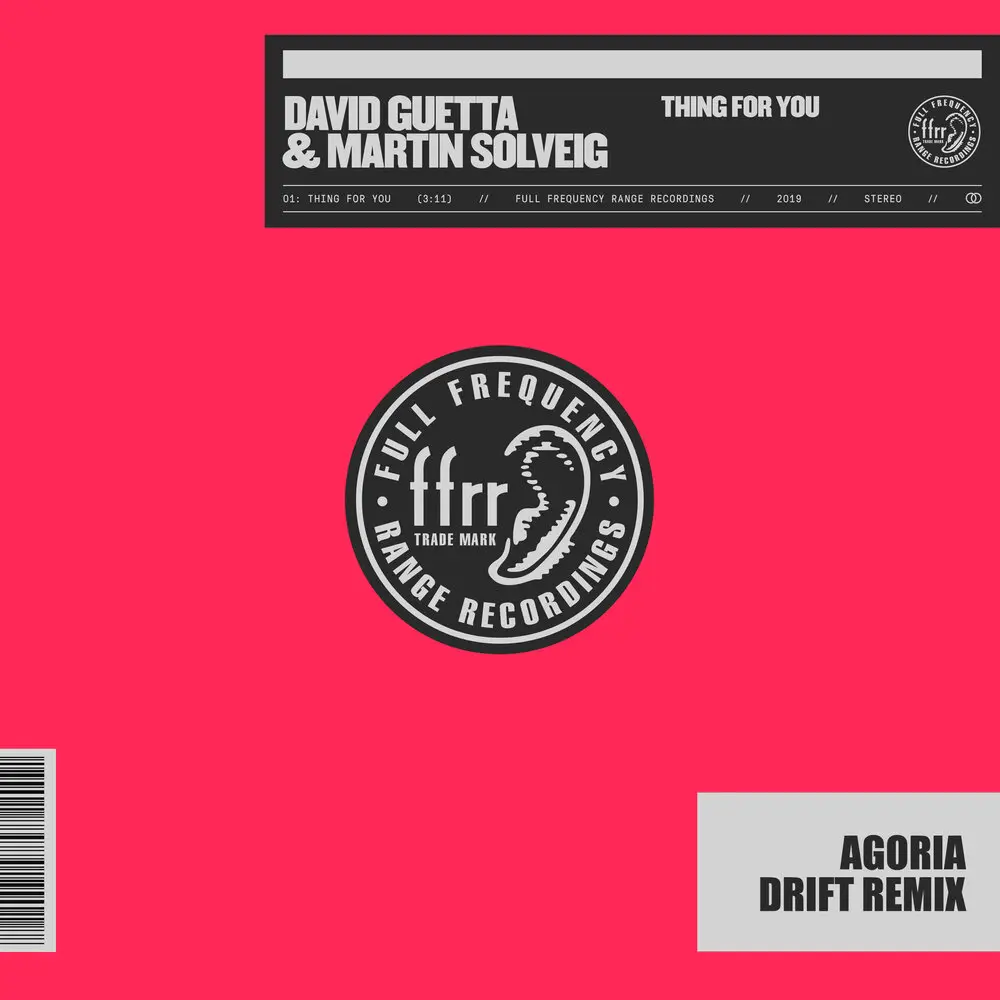 Thing for You (Agoria Drift Remix) - David Guetta, Martin Solveig, Agoria