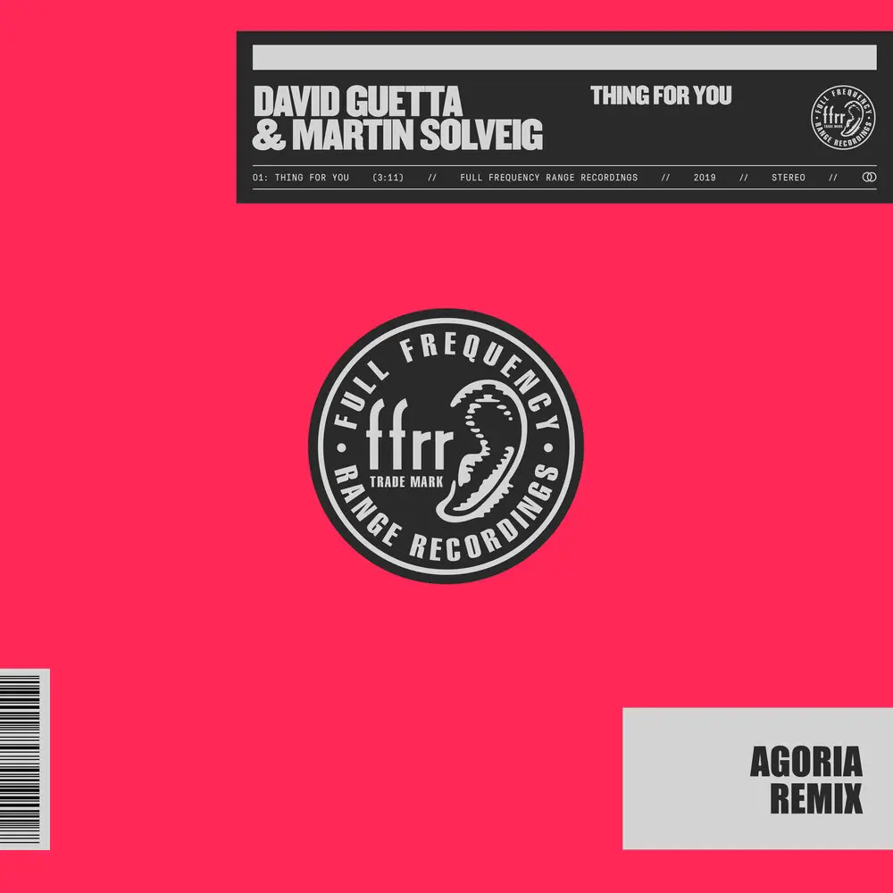 Thing for You (Agoria Remix) - David Guetta, Martin Solveig, Agoria