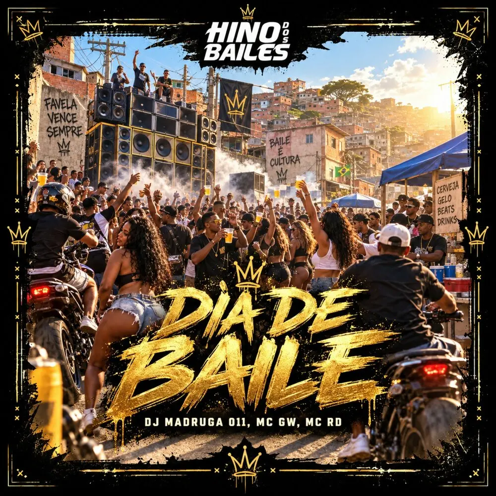 Dia de Baile - DJ Madruga 011, MC Gw, MC RD