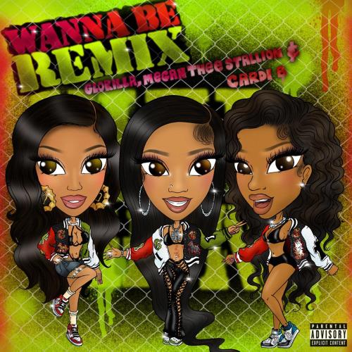 GloRilla, Megan Thee Stallion & Cardi B - Wanna Be (Sped Up Remix)