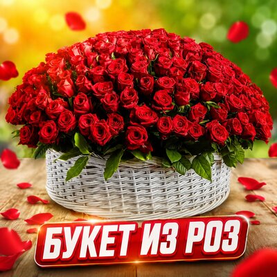БУКЕТ ИЗ РОЗ - Гравитация