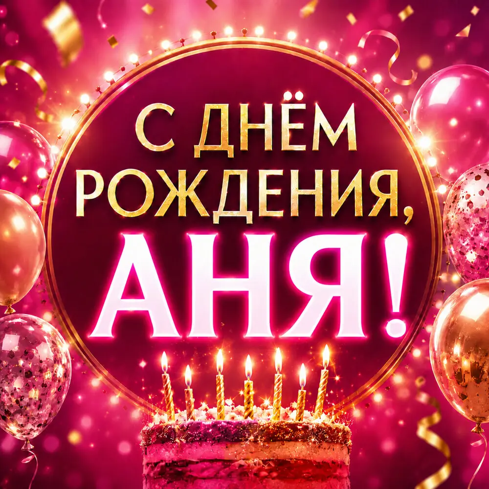 С Днём Рождения, Аня! - Группа Заря