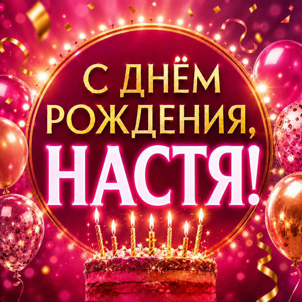 С Днём Рождения, Настя! - Группа Заря