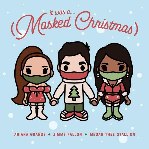 Jimmy Fallon feat. Ariana Grande x Megan Thee Stallion - It Was A… (Masked Christmas)