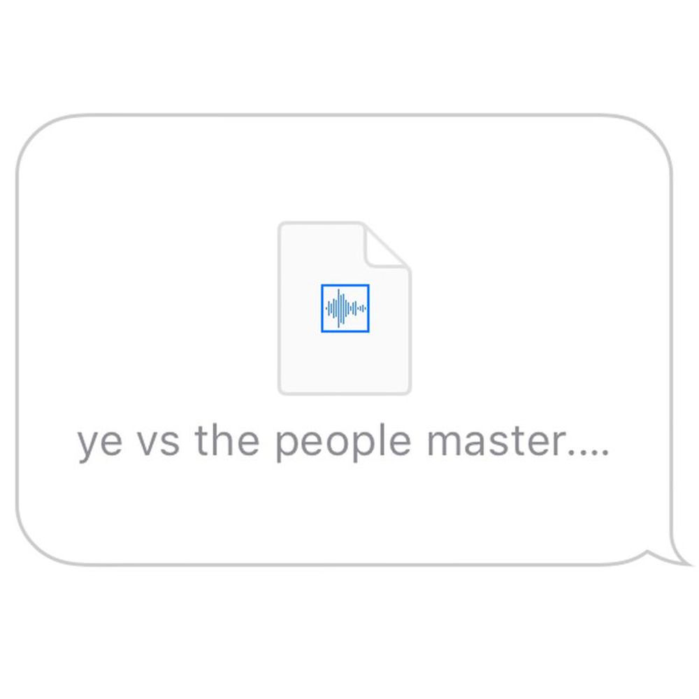 Kanye West - Ye Vs. The People (Starring Ti As The People)
