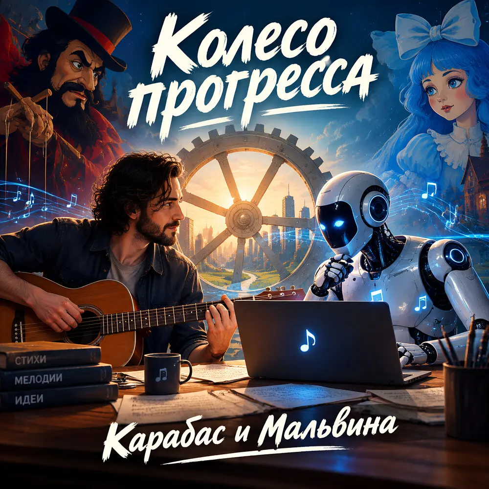 Колесо прогресса - Карабас и Мальвина