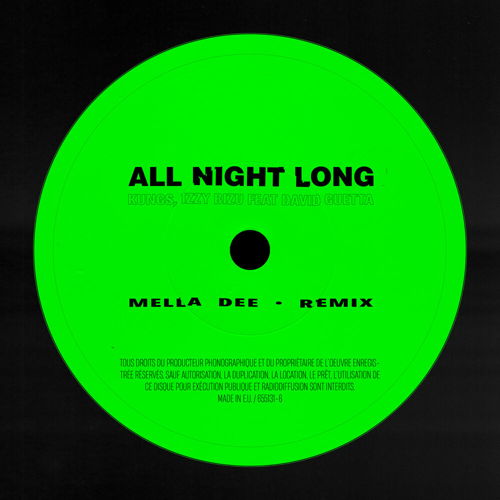 All Night Long (Mella Dee Wigged Out Mix) - Kungs, Izzy Bizu, David Guetta, Mella Dee