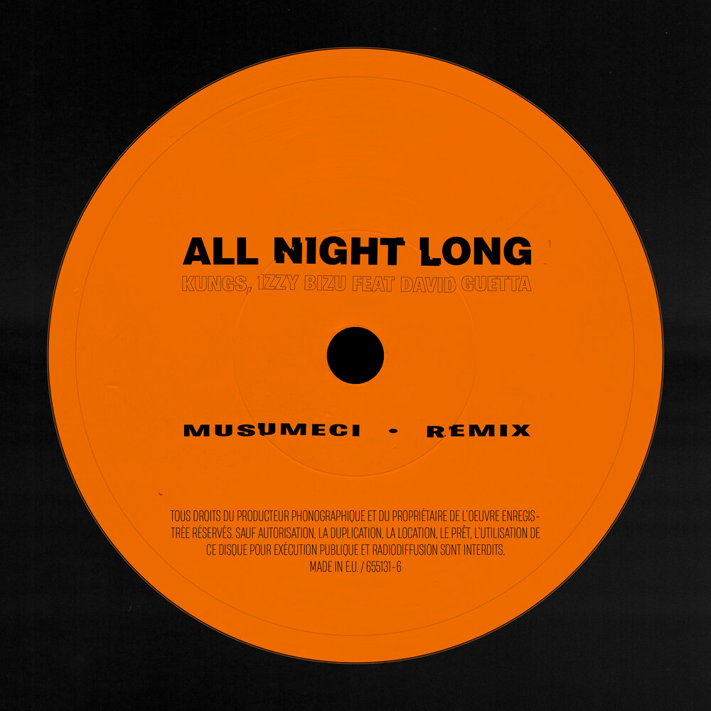 All Night Long (Musumeci Remix) - Kungs, Izzy Bizu, David Guetta, Musumeci