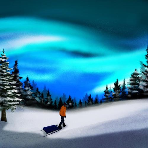 Snow Falls Softly At Night (Lofi Version) - l'eupe