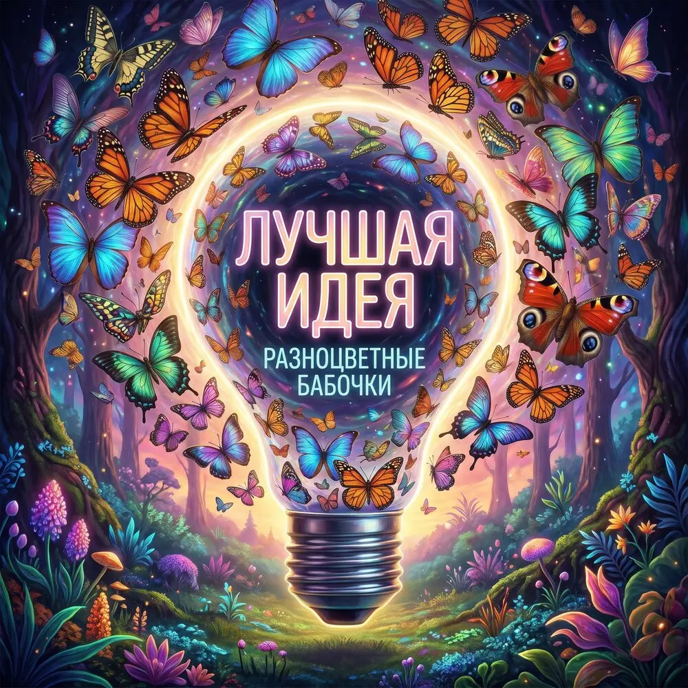 Разноцветные бабочки - Лучшая идея