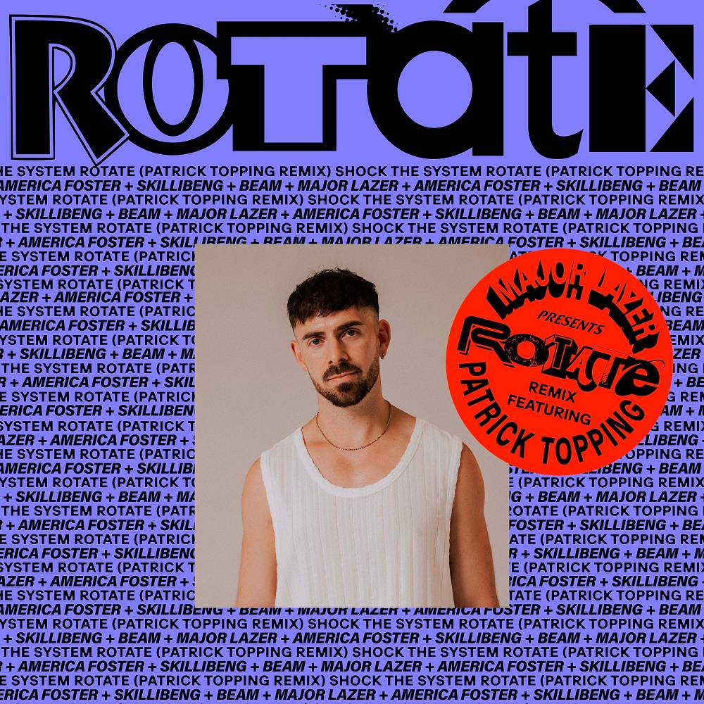 RoTATe wiTh aMeRiCa FOsTeR, sKiLLiBeNg aNd bEAM (feat. America Foster & Diplo) [Patrick Topping Remix] - Major Lazer & Skillibeng & BEAM