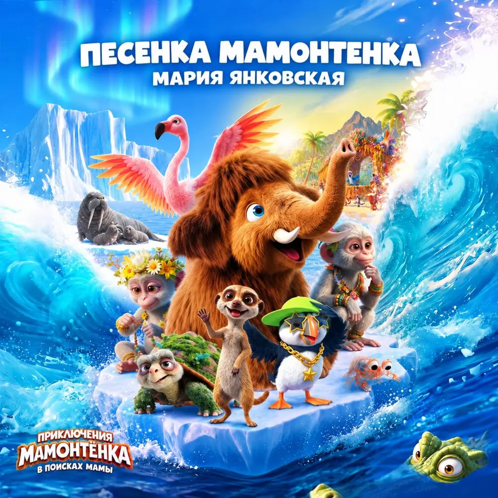 Песенка мамонтёнка (из к⁄ф Приключения мамонтёнка.В поисках мамы) - Мария Янковская, Приключения мамонтёнка