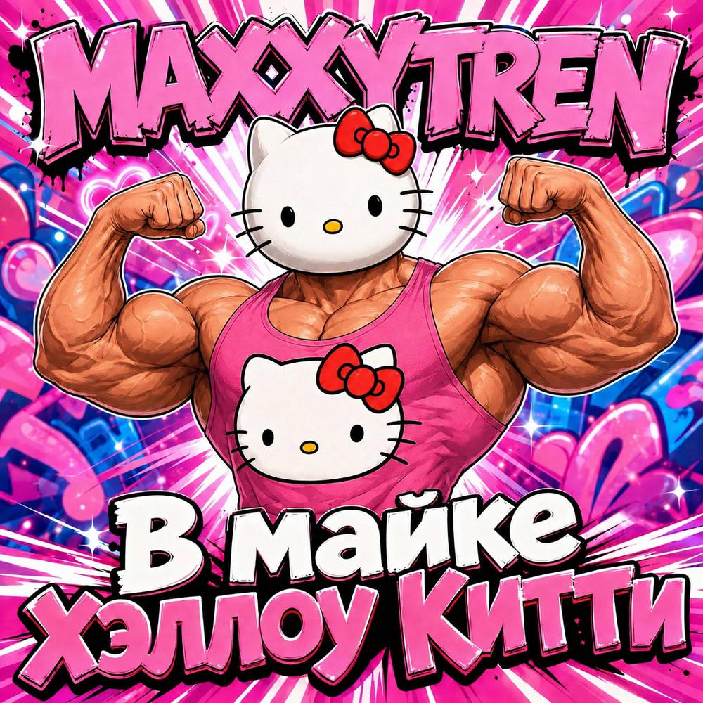 В майке хеллоу Китти - maxxytren