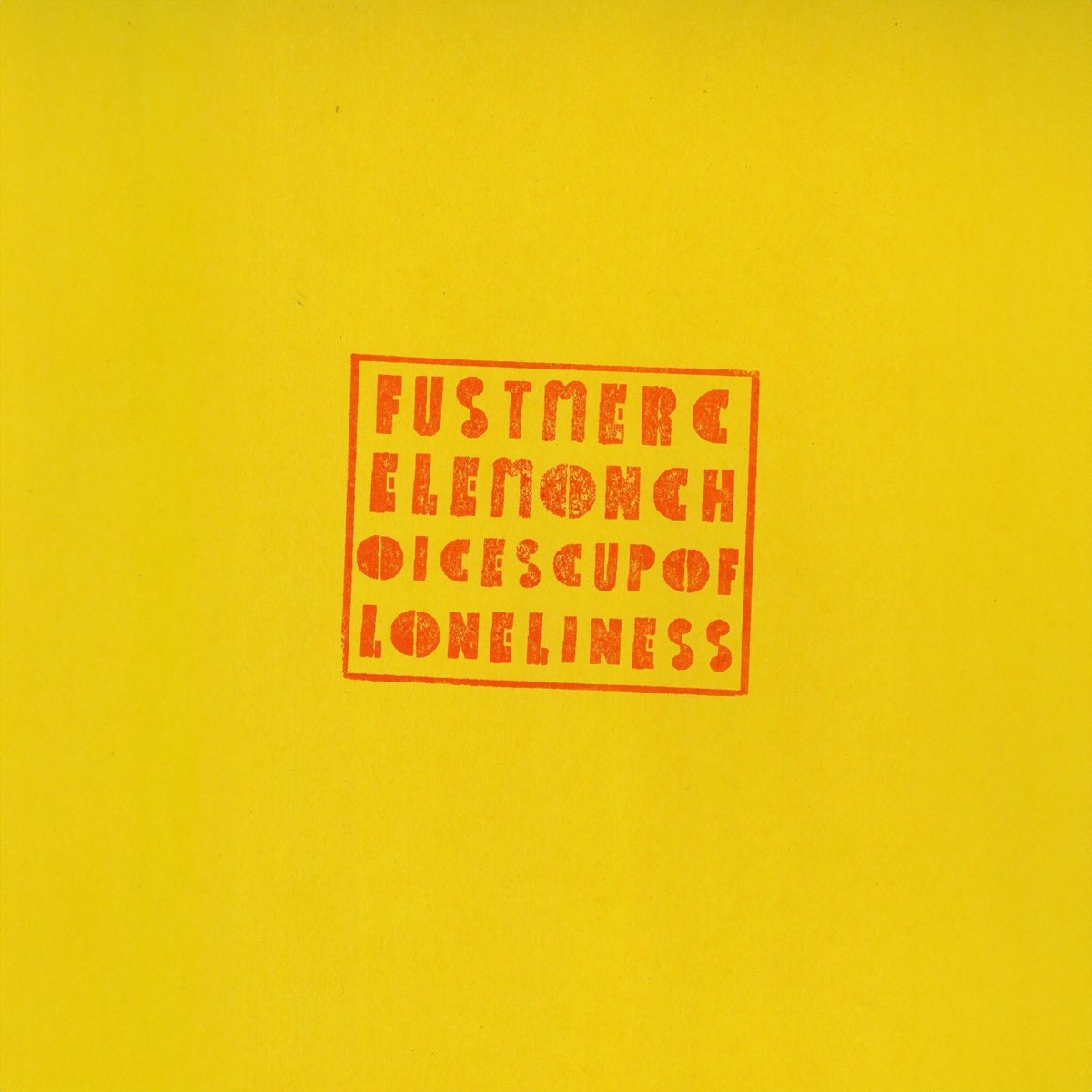 Cup of Loneliness - Merce Lemon, Fust