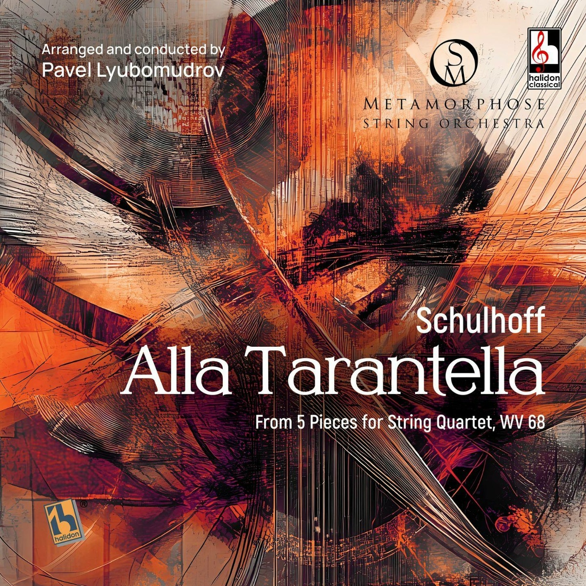 5 Pieces for String Quartet, WV 68_ V. Alla Tarantella (prestissimo con fuoco) (Arr. for String Orchestra by P. Lyubomudrov) - Metamorphose String Orchestra, Pavel Lyubomudrov