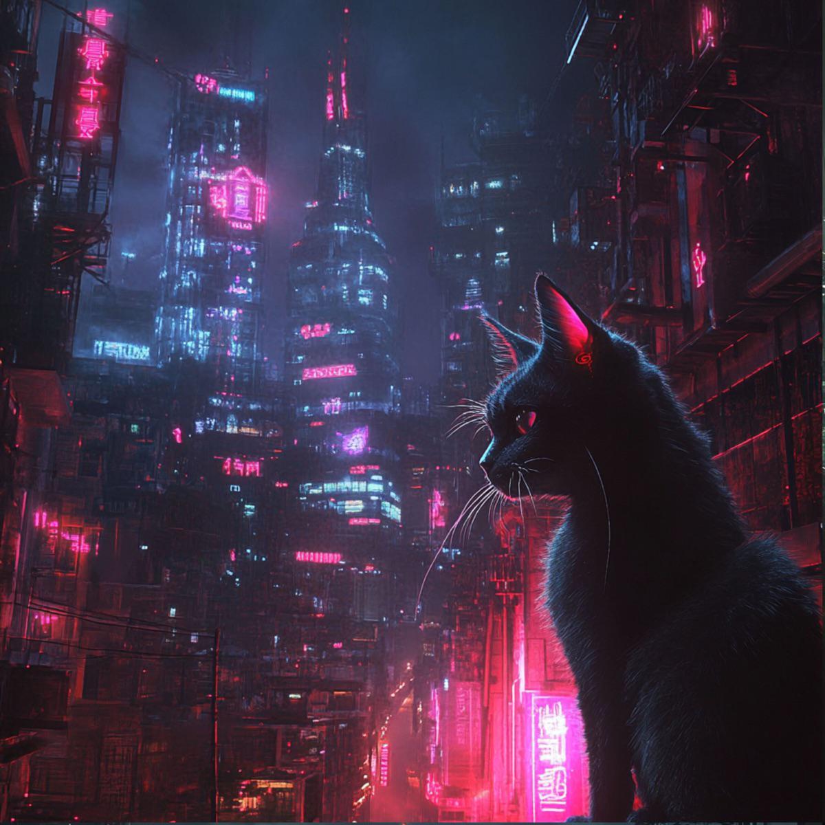Cyberpunk Cat - Miracle Blade
