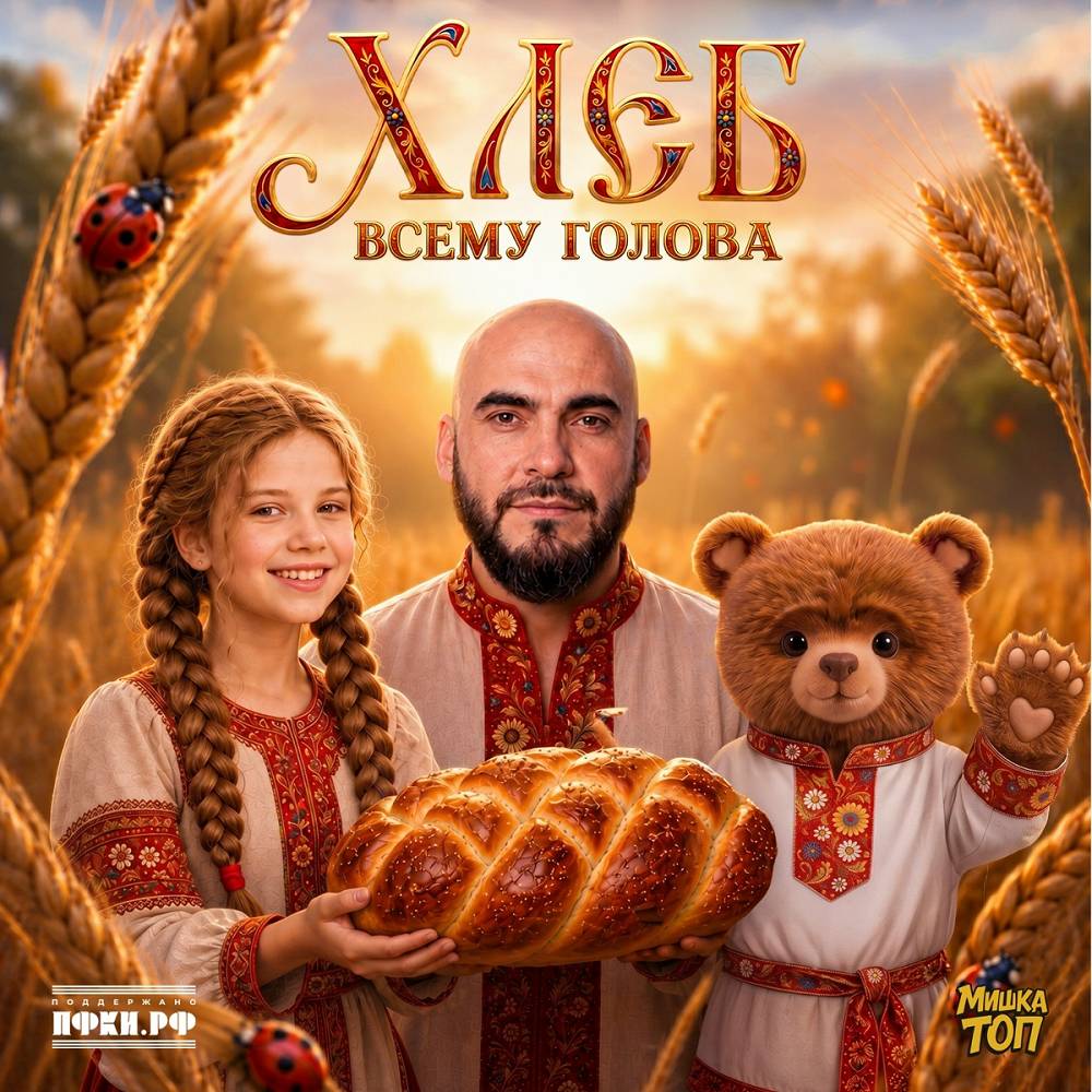 Мишка Топ, Вахтанг, Маша Пой - Хлеб всему голова
