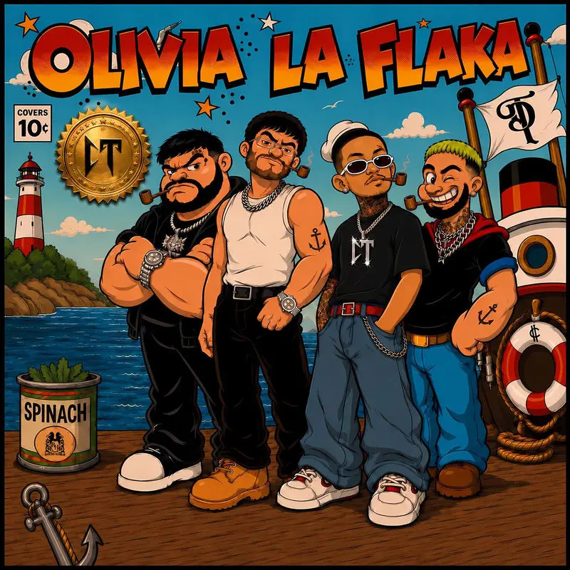 Olivia La Flaka - Natanael Cano, Tito Double P, Victor Mendivil & Ovi
