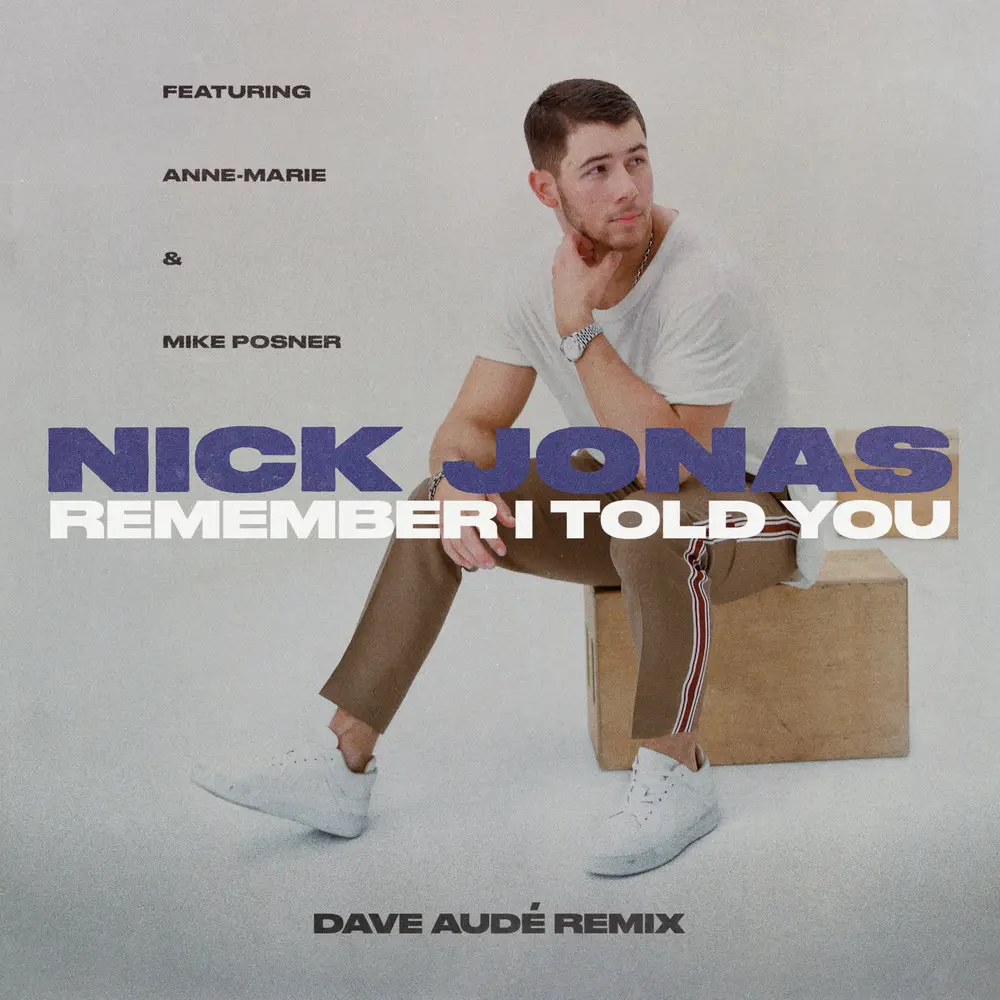 Remember I Told You (Dave Audé Remix) - Nick Jonas, Anne-Marie, Mike Posner, Dave Audé