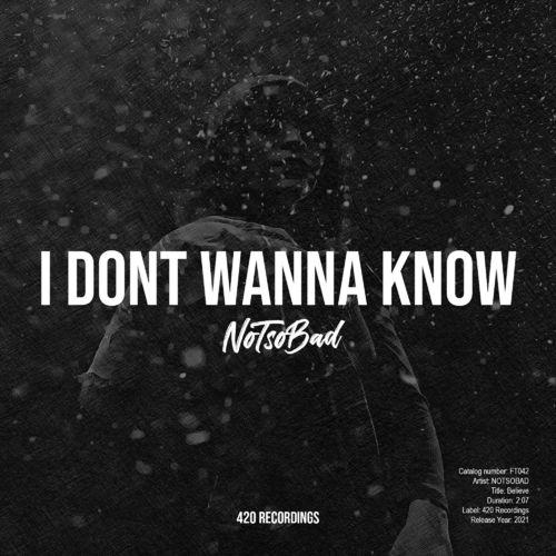 I Don't Wanna Know - NOTSOBAD