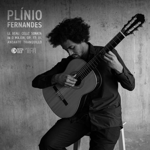 Plinio Fernandes - Cello Sonata in D Major, Op. 17 II. Andante tranquillo (Arr. Assad for Guitar)