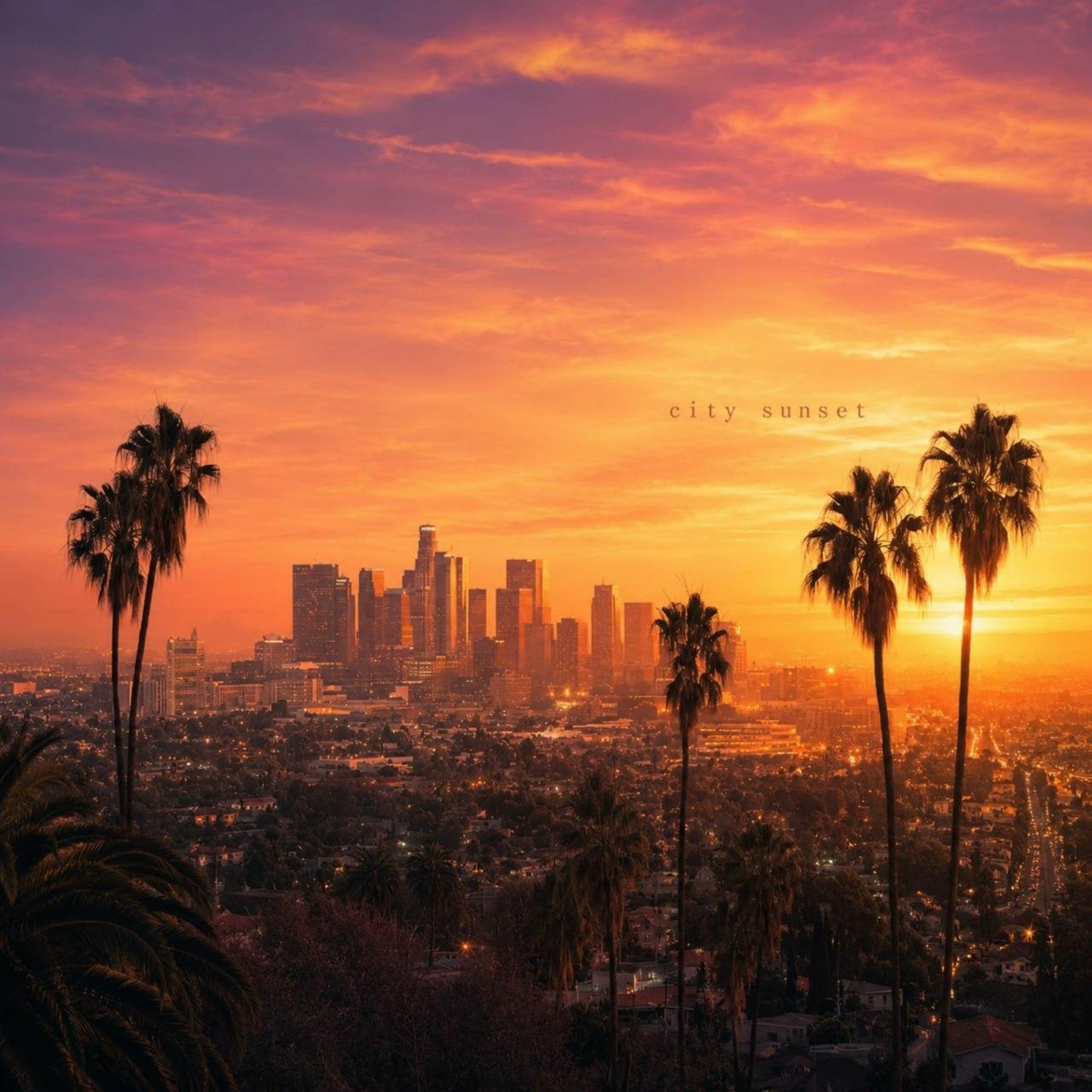city sunset - prvrln