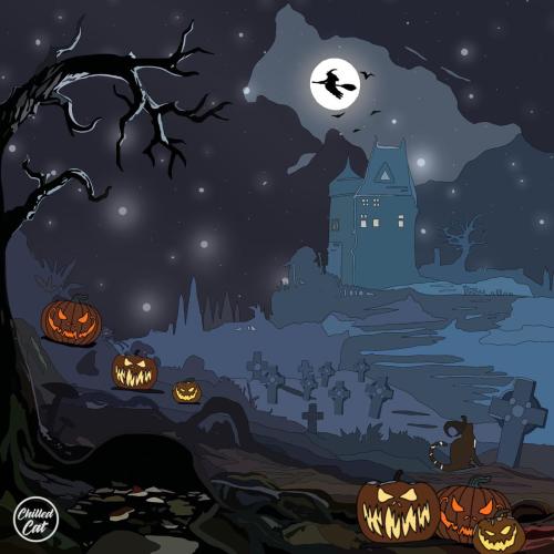 R U Steve, Chilled Cat & Spooky Cat - Zombie Romance
