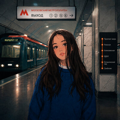 на выходе из метро - Саша Ни