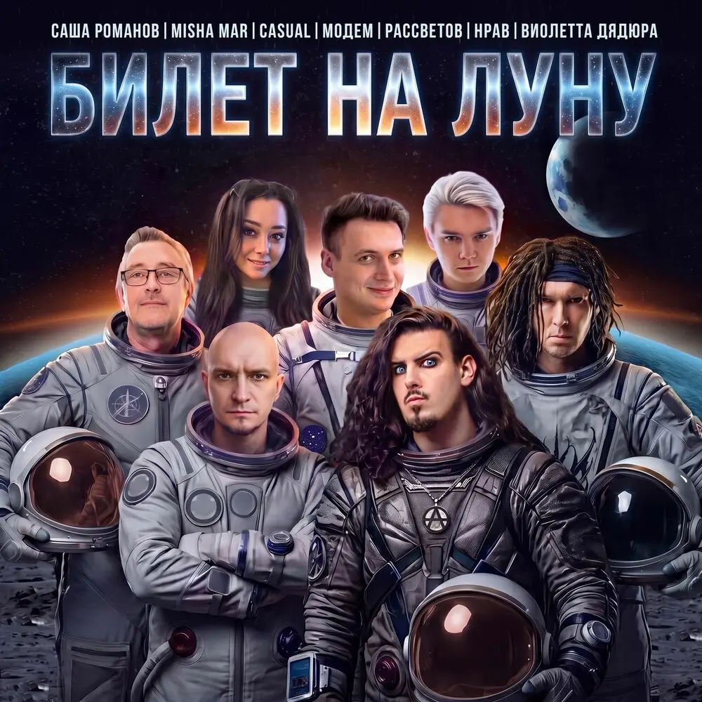 Билет на Луну - Саша Романов, MISHA MAR, Casual, МодеМ, НРАВ, РАССВЕТОВ