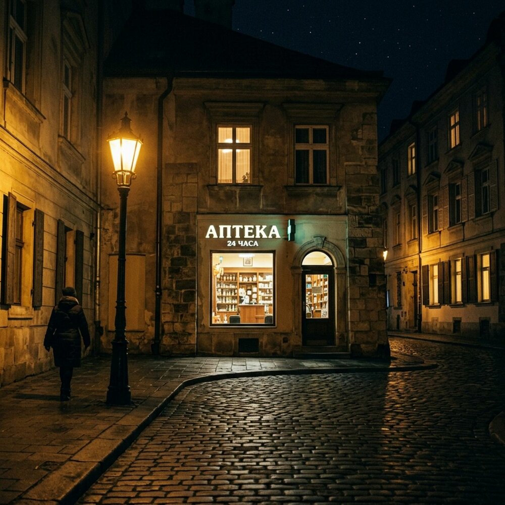 Ночь, улица, фонарь, аптека - TATITERA