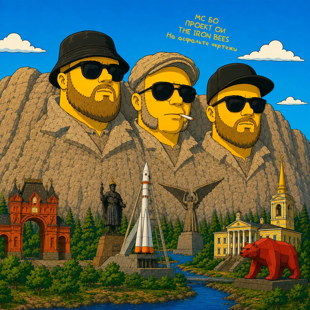На асфальте чертежи - The Iron Bees, МС БО, Проект ОИ