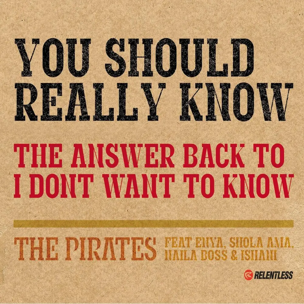 You Should Really Know (Feat. Enya, Shola Ama, Naila Boss and Ishani) (Instrumental; Feat. Enya, Shola Ama, Naila Boss and Ishani) - The Pirates, Enya, Shola Ama, Naila Boss
