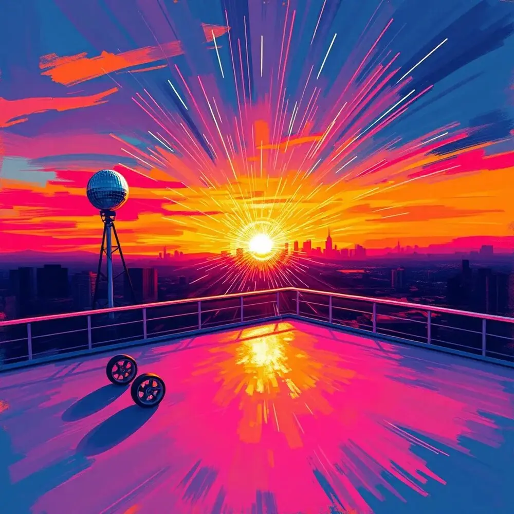 Skate Under the Neon Light - Velvet Static