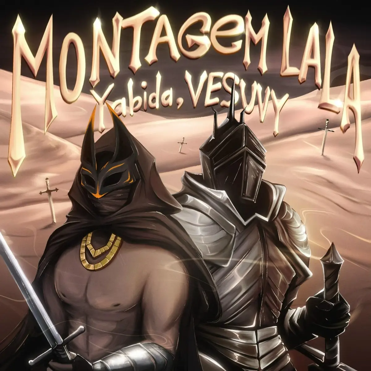 MONTAGEM LA LA (Slowed _ Reverb) - Yabida, VESUVY, DJ DE CARRO