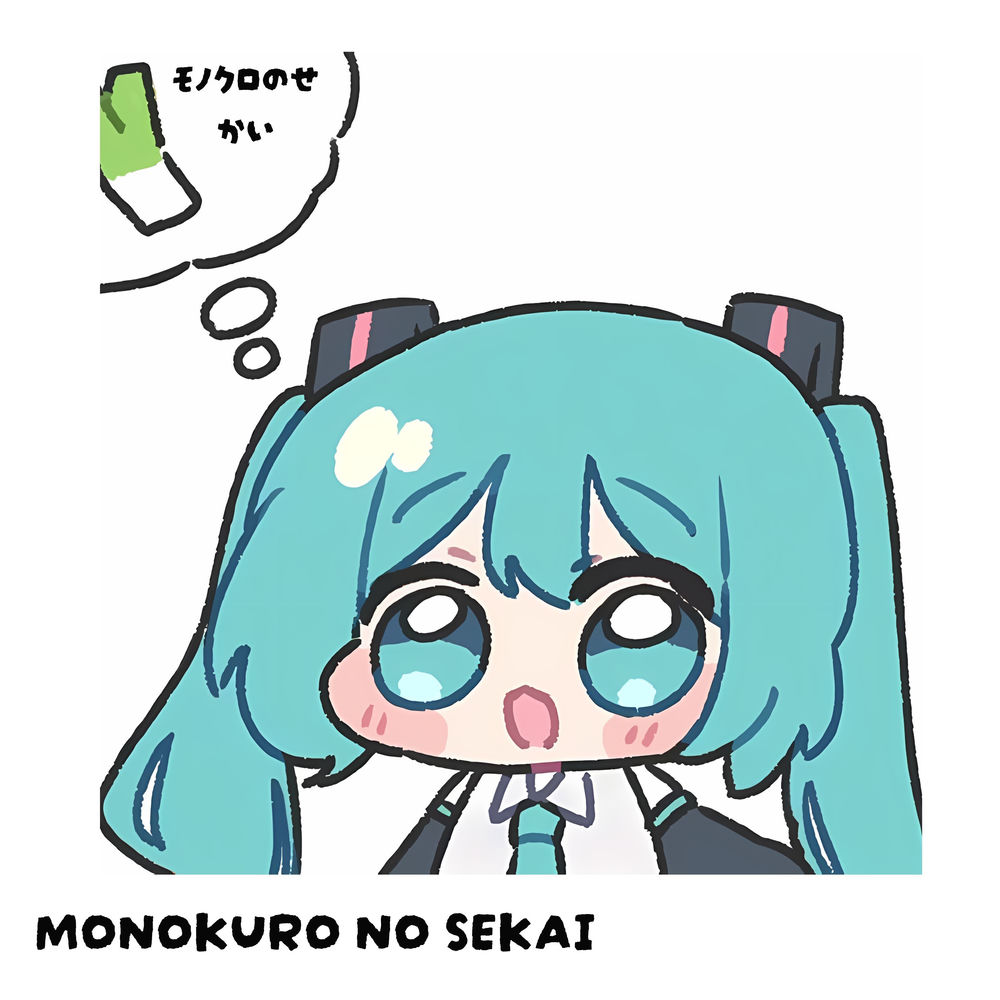 Monokuro No Sekai - zero two & Hatsune Miku