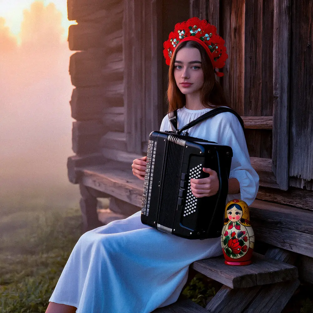 матрёшка - златовласка